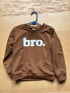 SHEIN “bro” sweatshirt size 5T